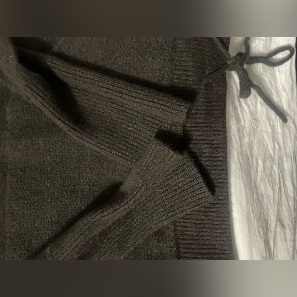 Tsesay Cashmere turtleneck with Pocket and drawstring waist Brown xs - Picture 11 of 16